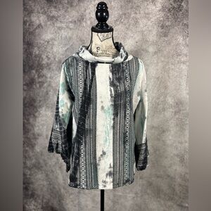 Ivy Jane Embroidered Cotton Monochrome Top Size M (see measurements)